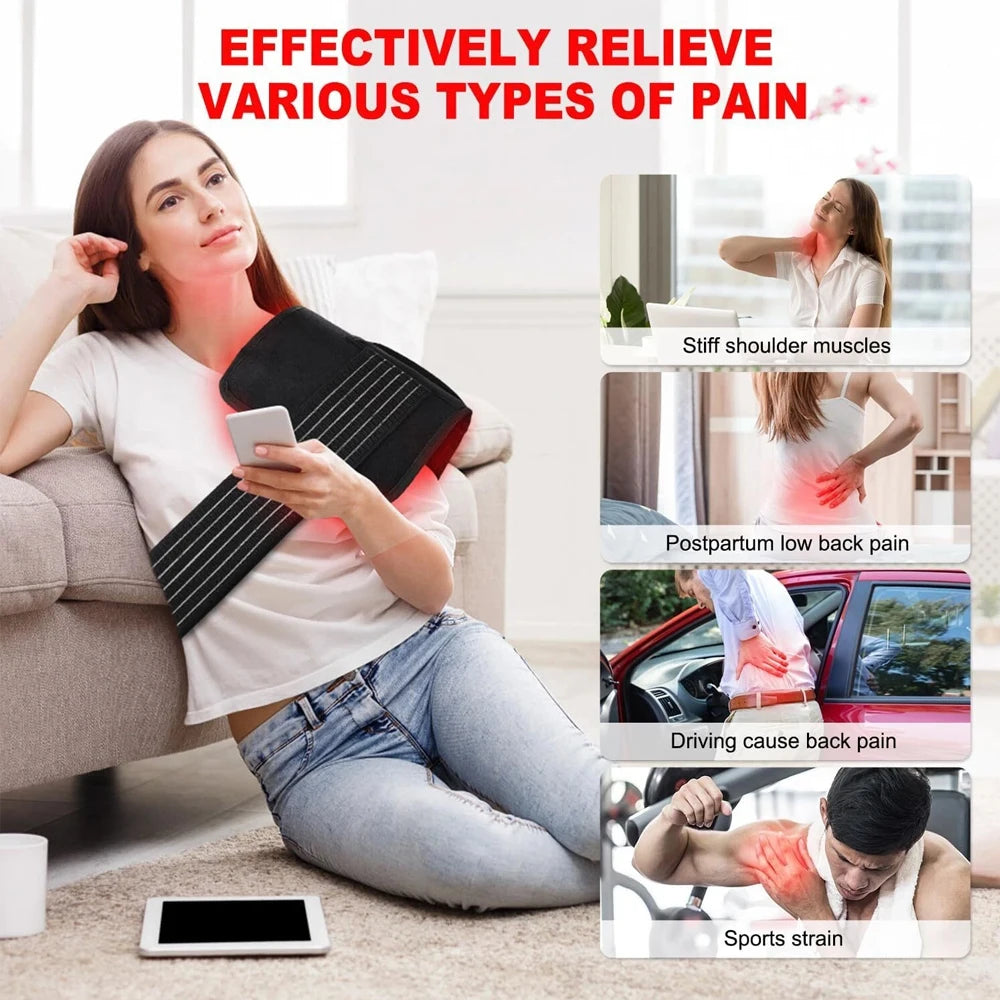 New LED Red Light Therapy Mat Infrared Light Therapy Pad For Body Back Waist Knee Joint Pain Relief Infrared LED Full Body Mat