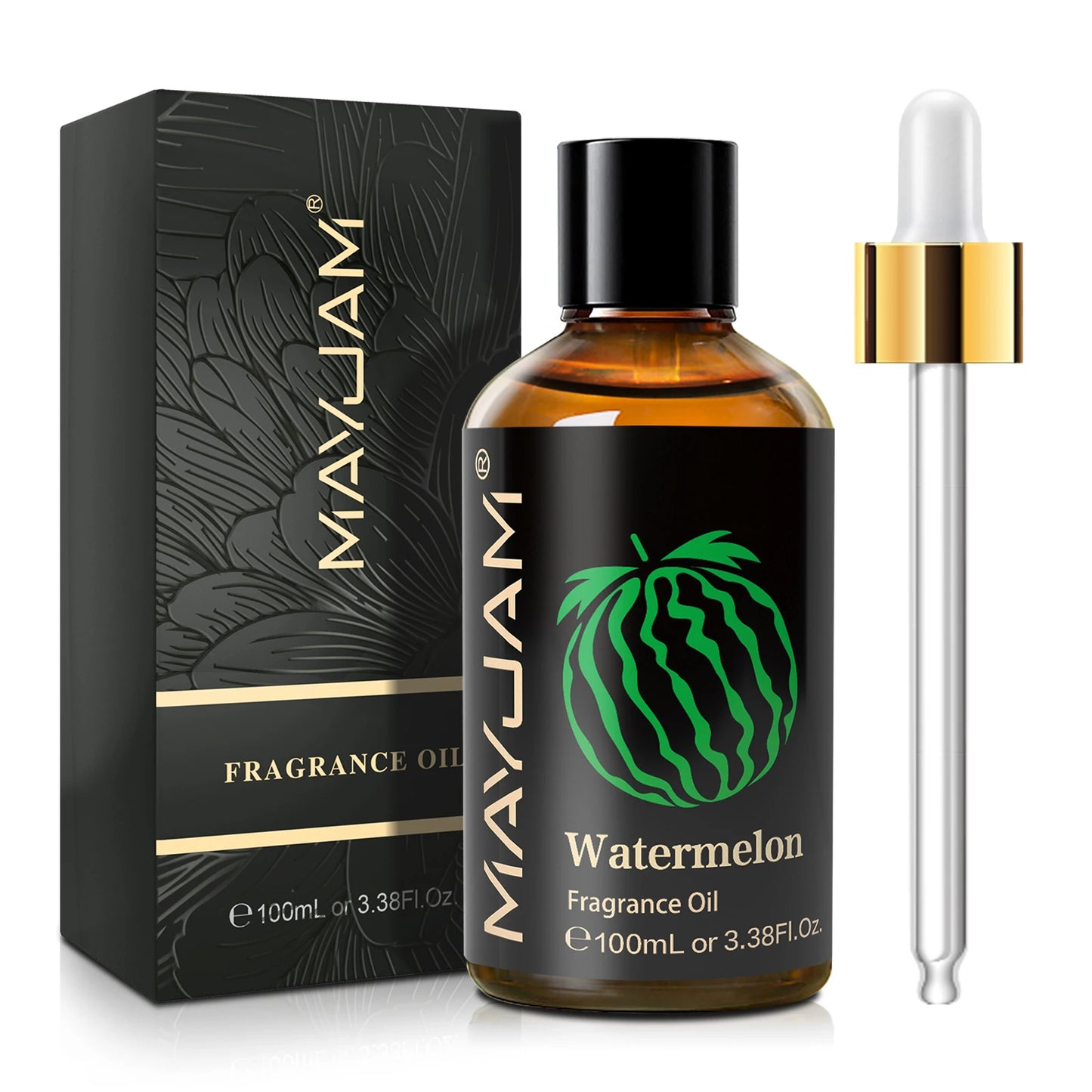 MAYJAM White Musk Baby Powder Almond Vanilla Scent Diffuser Oil,100ml Fruit Essential Oil Strawberry Watermelon Cherry Candle