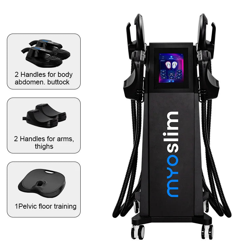 Professional MYOslim NEO 6500W RF Machine Hi-EMT Body Sculpting Fat Burning EMS Slimming Beauty Equipment