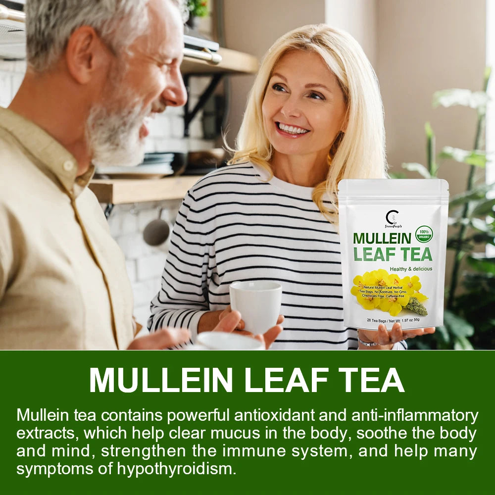 GPGP Greenpeople Herbal Mullein Leaf Tea Lung Cleansing Unobstructed Breathing Relieve Cough Detoxification Health Care