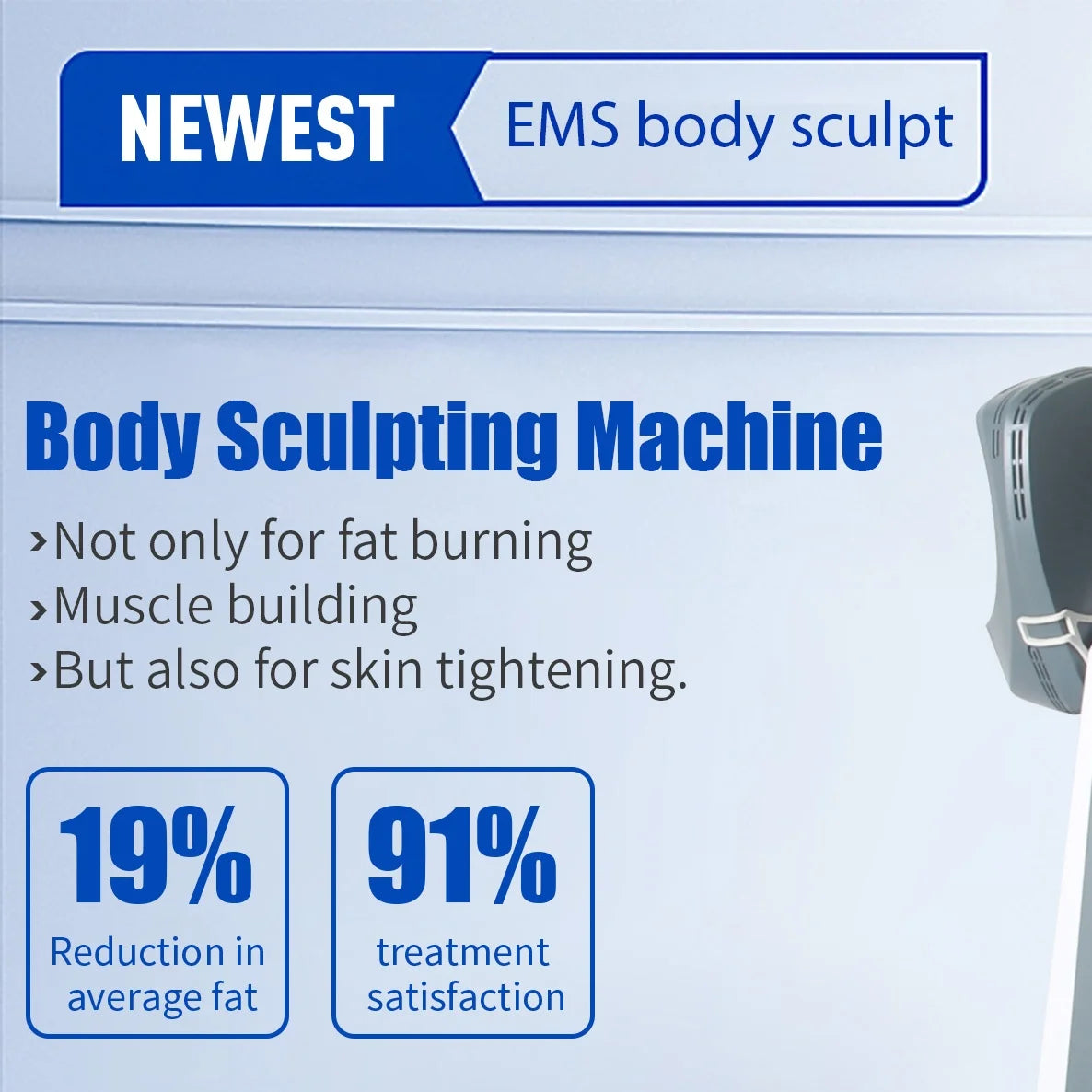 Professional MYOslim NEO 6500W RF Machine Hi-EMT Body Sculpting Fat Burning EMS Slimming Beauty Equipment