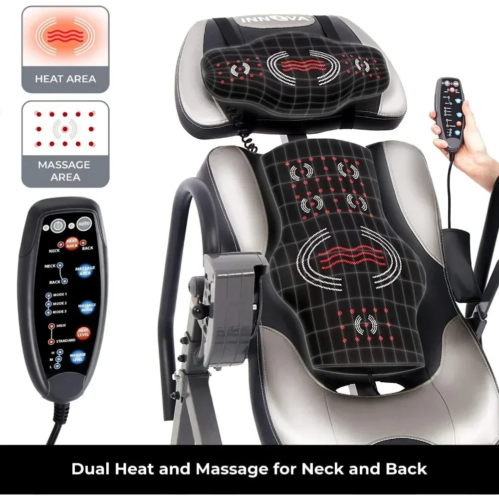 Customizable-Innova ITM6000 Advanced Heat And Massage Therapeutic Inversion Table