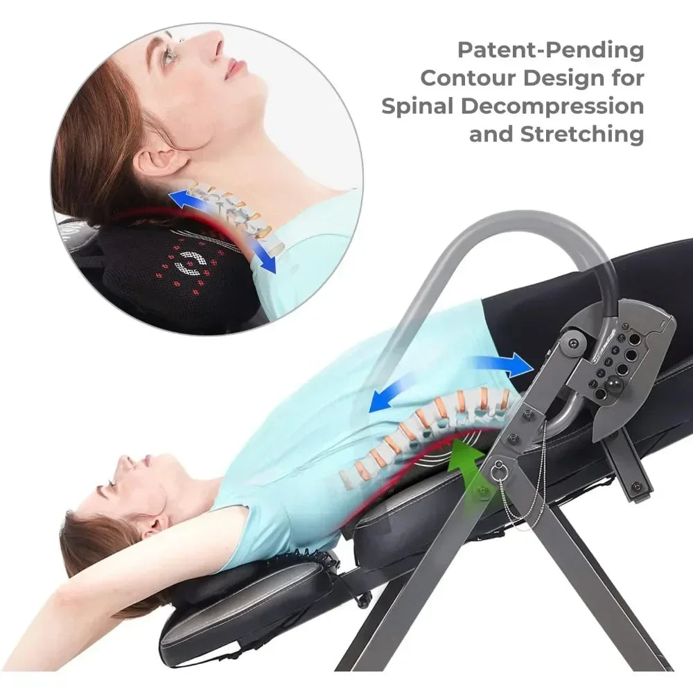 Customizable-Innova ITM6000 Advanced Heat And Massage Therapeutic Inversion Table
