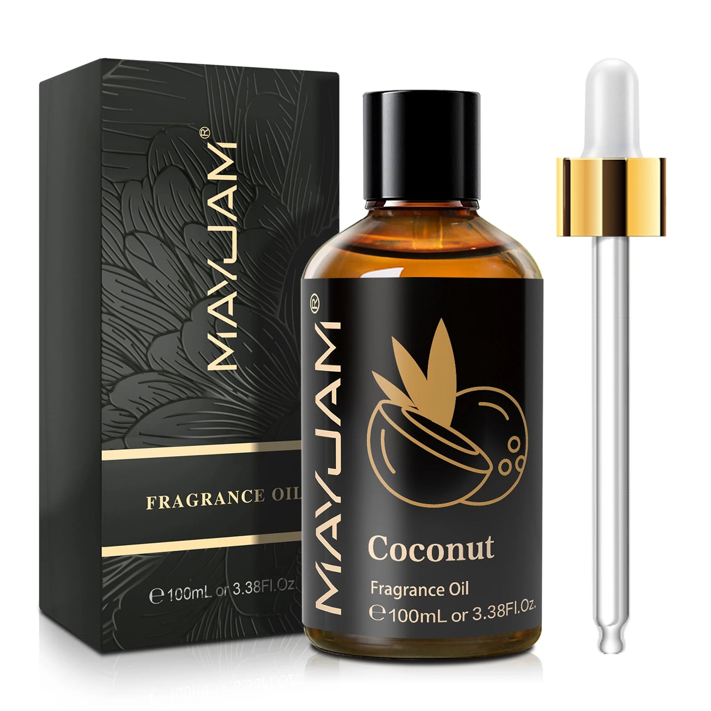 MAYJAM White Musk Baby Powder Almond Vanilla Scent Diffuser Oil,100ml Fruit Essential Oil Strawberry Watermelon Cherry Candle