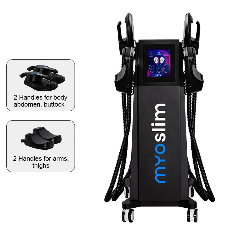 Professional MYOslim NEO 6500W RF Machine Hi-EMT Body Sculpting Fat Burning EMS Slimming Beauty Equipment