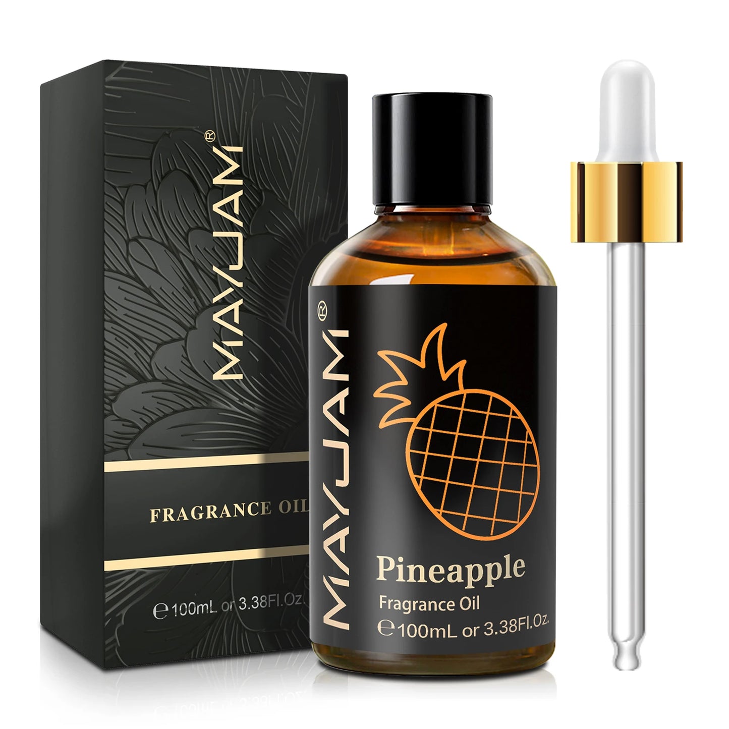 MAYJAM White Musk Baby Powder Almond Vanilla Scent Diffuser Oil,100ml Fruit Essential Oil Strawberry Watermelon Cherry Candle