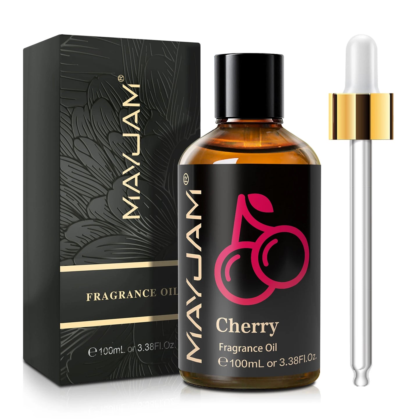 MAYJAM White Musk Baby Powder Almond Vanilla Scent Diffuser Oil,100ml Fruit Essential Oil Strawberry Watermelon Cherry Candle